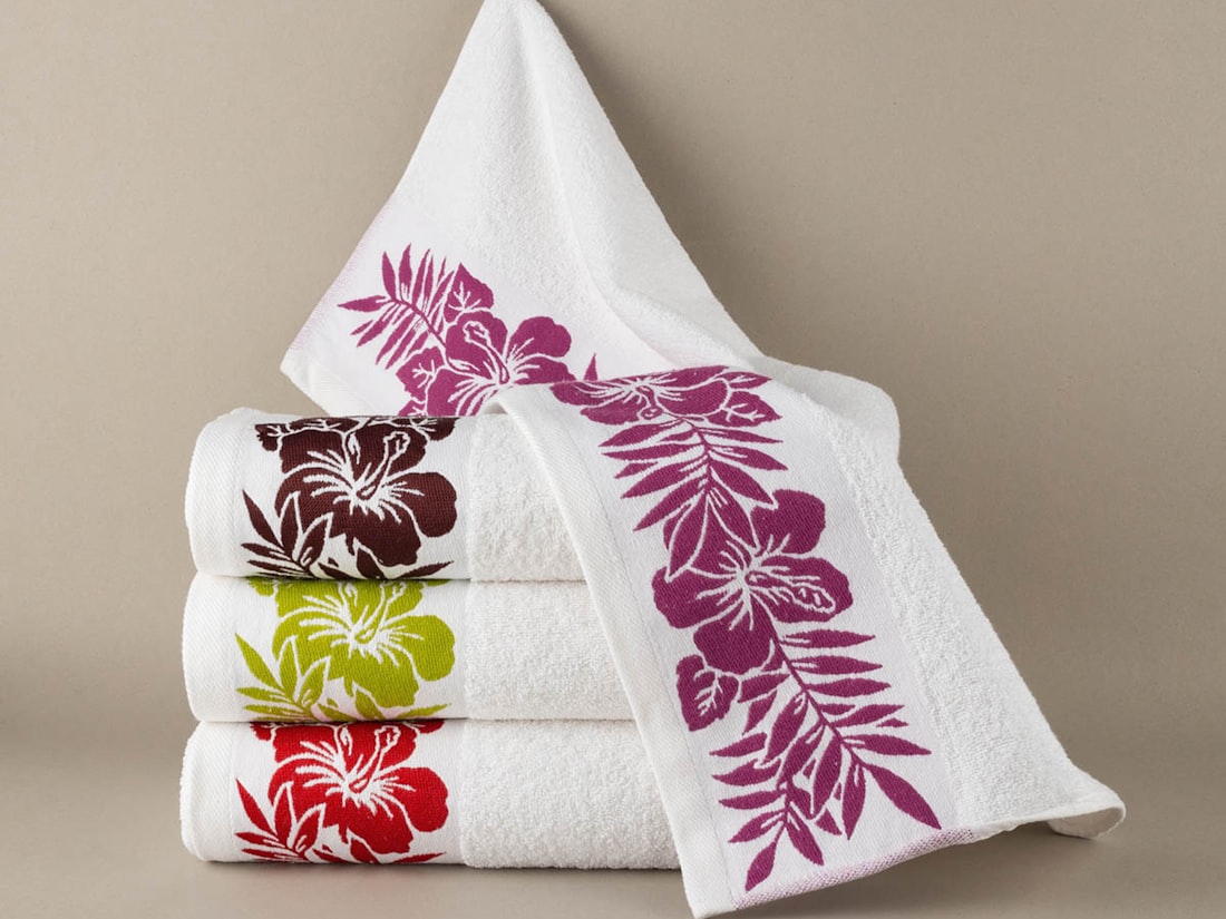 Neatly folded towels ready for delivery